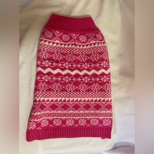 Blueberry Pet Pink Glitter Dog Sweater Size Large